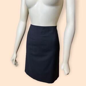 Paul Smith Black Italian Wool Skirt